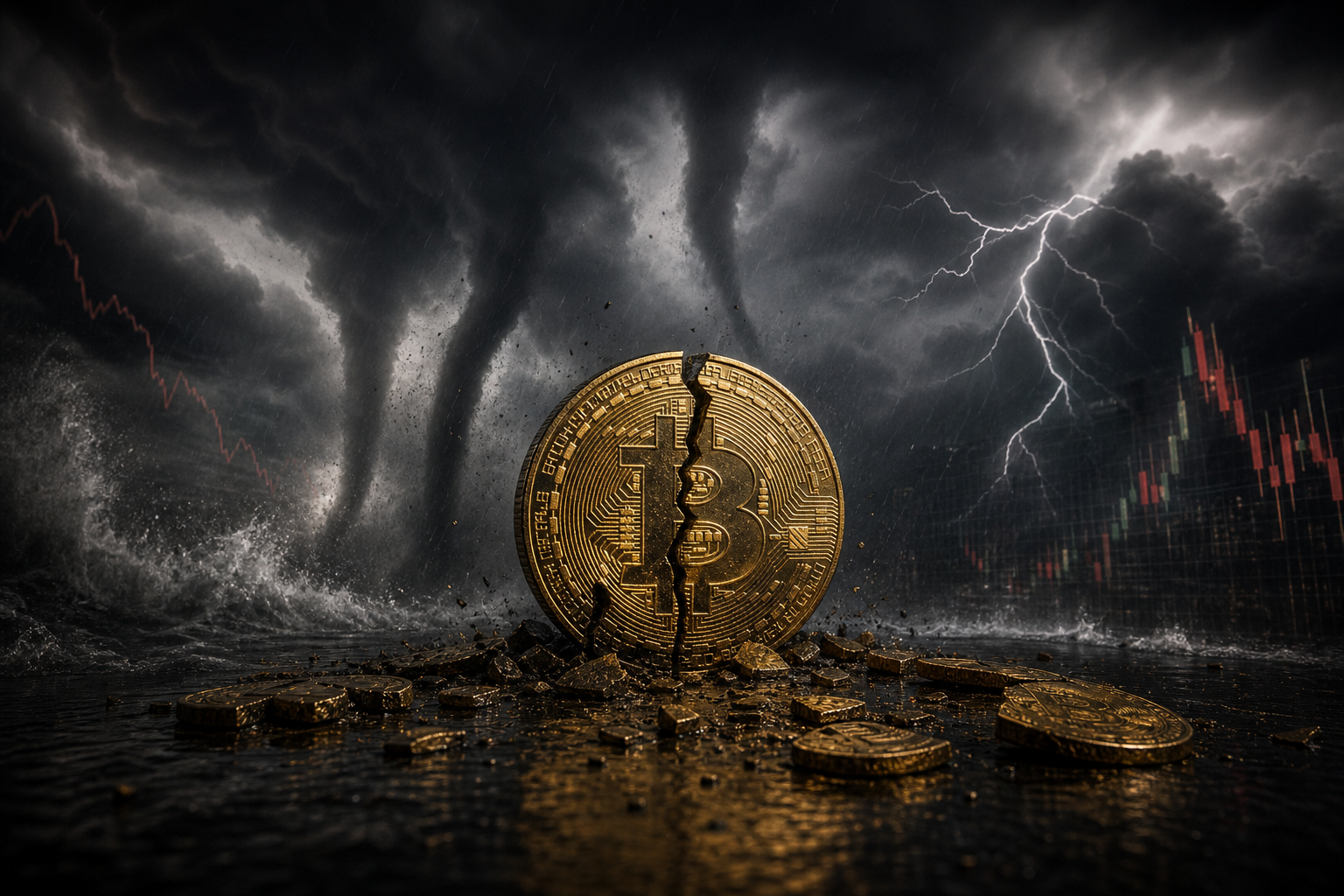 5 překrývajících se příčin stáhlo bitcoin pod 63 000 dolarů najednou