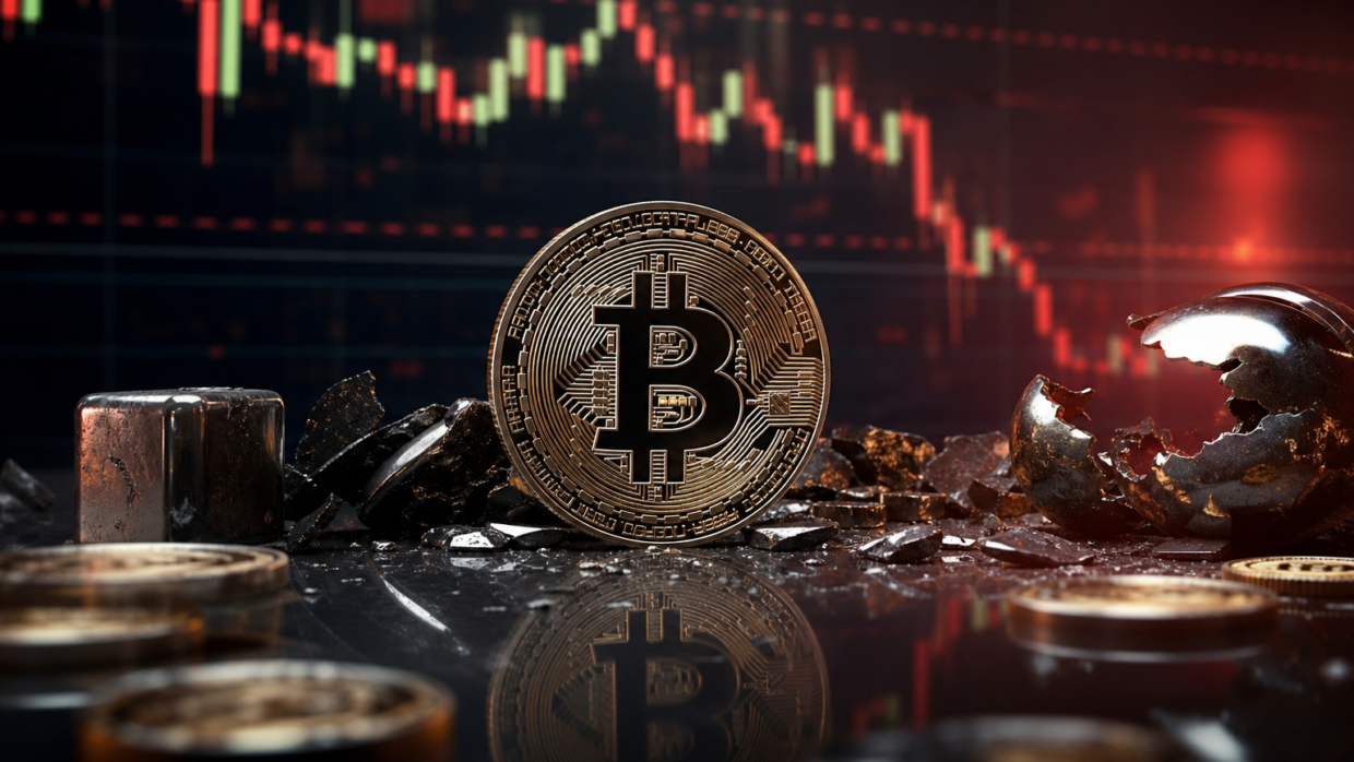 980 milionů dolarů zlikvidováno za méně než 24 hodin. Bitcoin uvízl mezi odporem na 66 000 a podporou na 61 000 dolarech