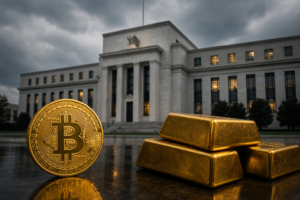 Bitcoin i zlato ztrácejí společně, Fed Warsh drží sazby vysoko