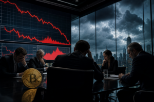 Bitcoin propadl na 58 000 dolarů a smazal zisky celého roku. Akcie MicroStrategy krvácí třiceti procenty