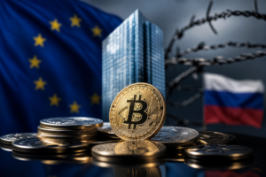 EU přidala 51 bank a krypto firem na sankční seznam namířený proti Rusku