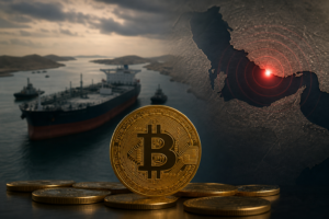 Hormuzský průliv znovu hrozí uzavřením. Bitcoin drží 64 000 dolarů, ale geopolitika přidává nejistotu