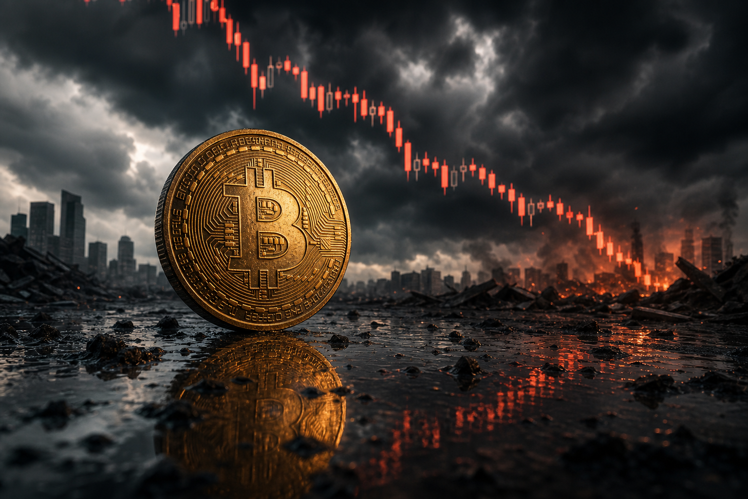 Poptávka po bitcoinu klesla nejrychleji od kolapsu Terra/LUNA v roce 2022