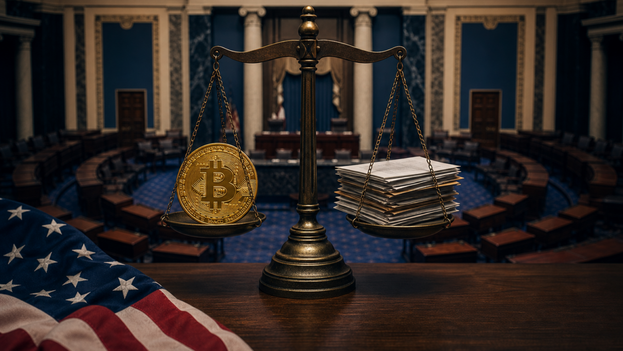 Šance na přijetí klíčového krypto zákona v USA klesla na 50:50. Senát nemá čas ani hlasování