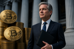 Tento týden americký ministr financí urychluje výstavbu strategické bitcoinové rezervy