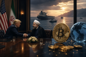 Trumpova mírová dohoda s Íránem za 48 hodin: Bitcoin na 63 700 dolarech čeká na průlom Hormuzského průlivu